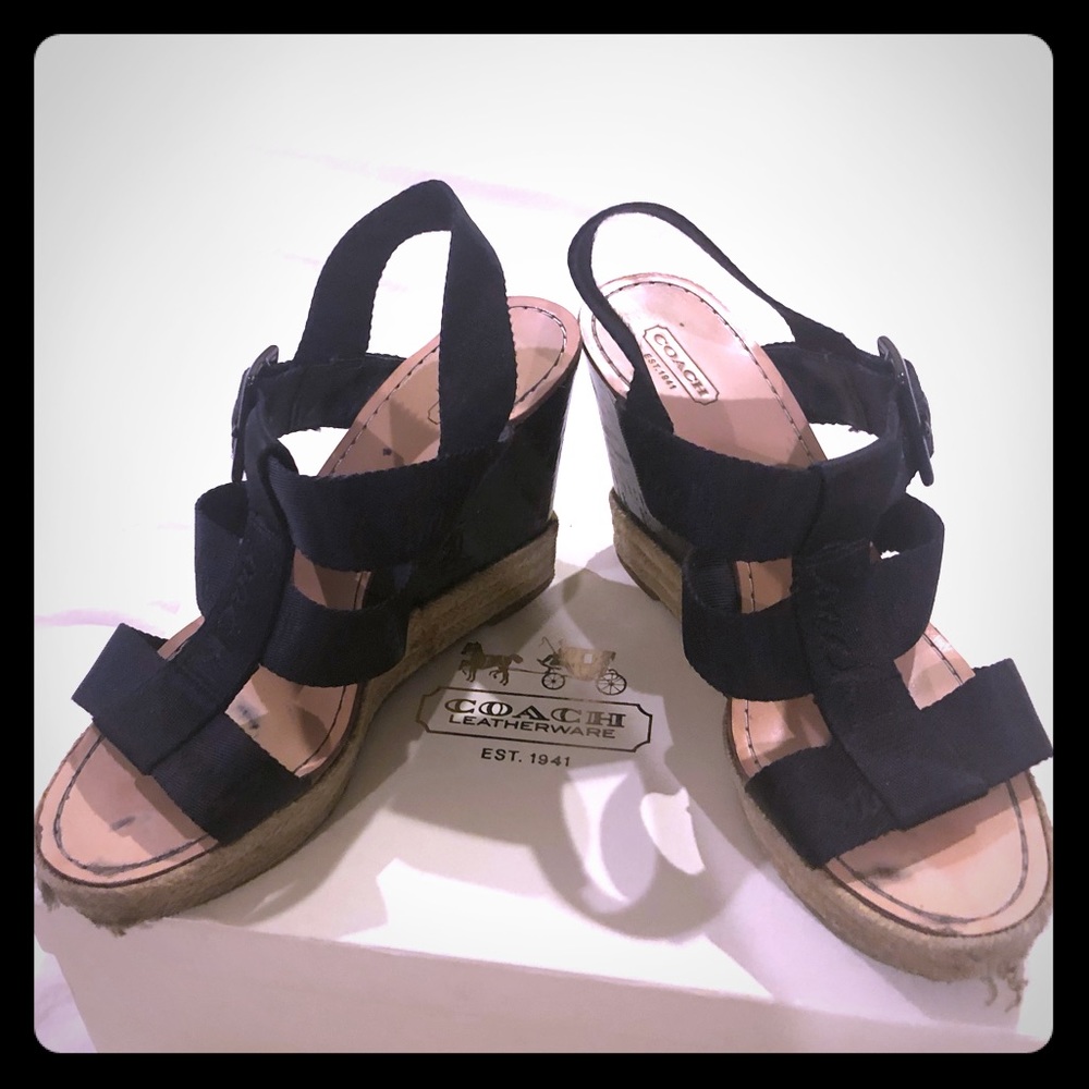 Coach platform wedges